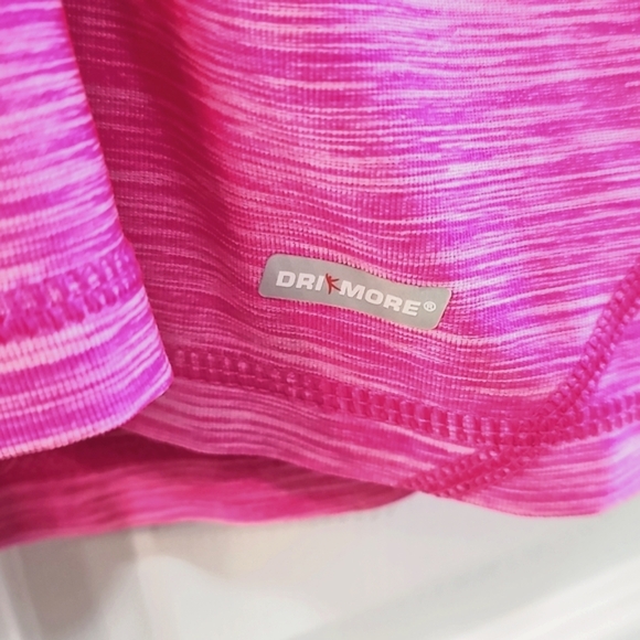 NWOT DANSKIN NOW Fitted Dri More pink sports tank. XL (16-18) - Picture 7 of 10